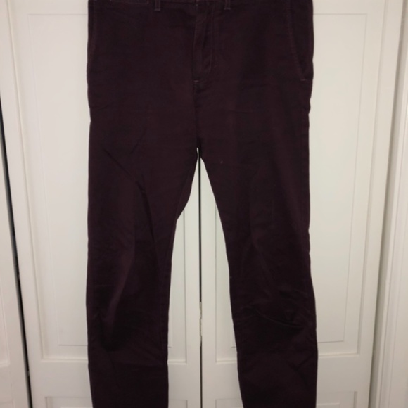 J. Crew Eggplant/Deep Purple-Colored Chino Pant - Picture 3 of 3
